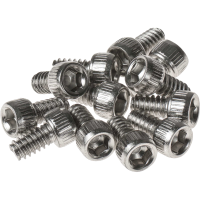 Reverse Components REVERSE Pedal Pins Steel for Black One, silver, 12 pc 9mm