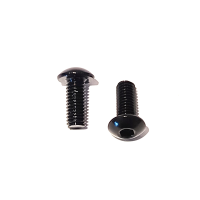 WIAN Bike and Parts Aluminium Schrauben M5x12mm schwarz, 2 Stück