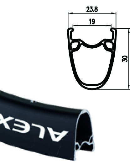 Alexrims ALEXRIMS ATD560 Disc, 700C, 28h, black