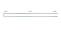 Sapim Speiche Race 2.0-1.8-2.0x282 mm, Pack à 100 Stück, silber, 282