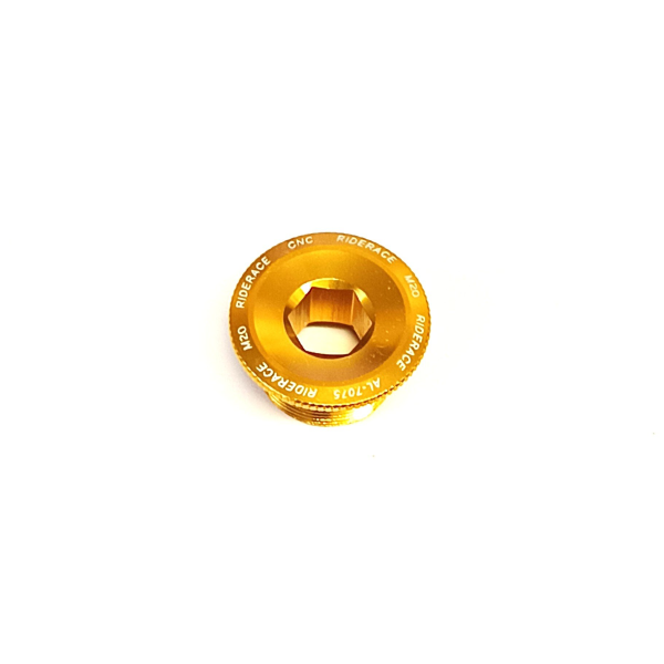 RideRace Kurbel Schrauben M20, gold