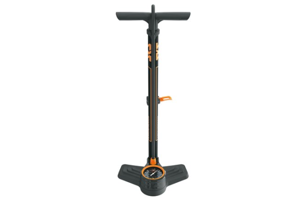SKS Standpumpe Airkompressor 10.0 Stahl Multi Valve schwarz/orange