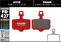 Galfer GALFER Brake Pad FD427 Advanced "Avid Elixir 1,3,R,CR,X.0,Mac,XX, rot