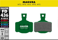 Galfer GALFER Brake Pad FD436 Pro "Magura MT2,4,6,8", grün