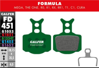 Galfer GALFER Brake Pad FD451 Pro "Formula The One / RO / R1 / RX / Mega", grün