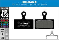 Galfer GALFER Brake Pad FD452 Performance "Shimano M9000/M8000/M985/M785/M666/M615", schwarz