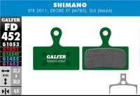 Galfer GALFER Brake Pad FD452 Pro "Shimano M9000/M8000/M985/M785/M666/M615", grün